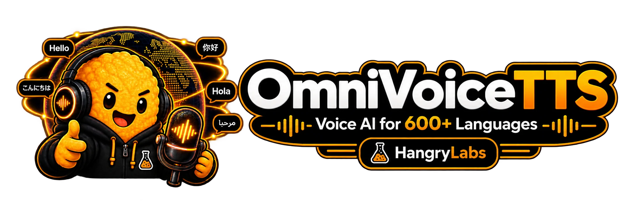 OmniVoiceTTS, local voice AI for more than 600 languages